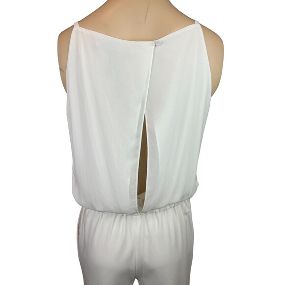 BCBGMaxazria Waylen Jumpsuit Size 2 Ivory Sleeveless Wedding  Formal - Picture 7 of 15